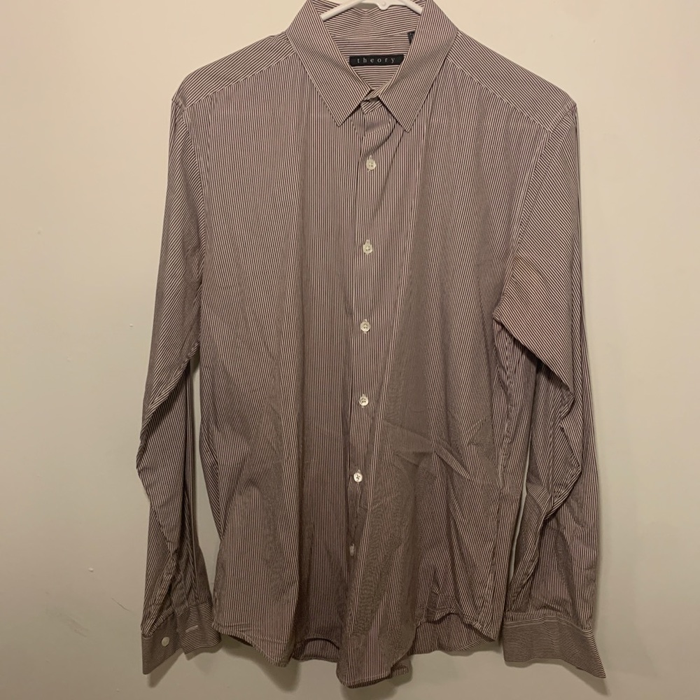 Pinstripe button up